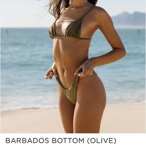 Barbados olive bottoms from Bright bikini